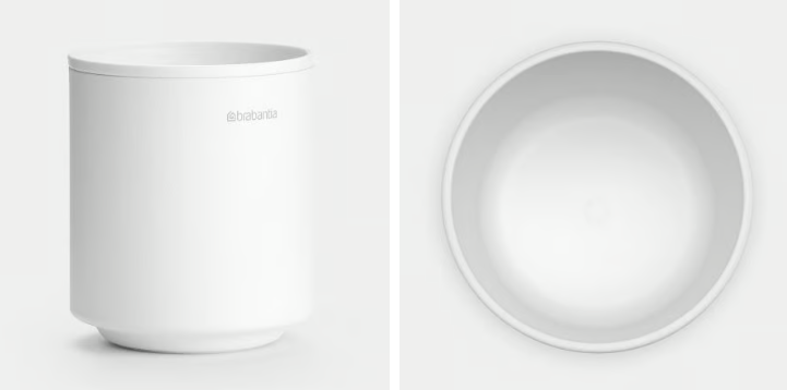 Dantų šepetėlių laikiklis Mindset, Mineral Fresh White , 303265