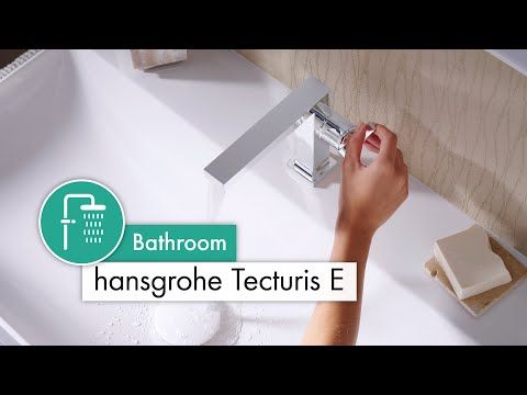 Praustuvo maišytuvas Hansgrohe Tecturis E 110 su dugno vožtuvu, šlifuota bronza, 73010140