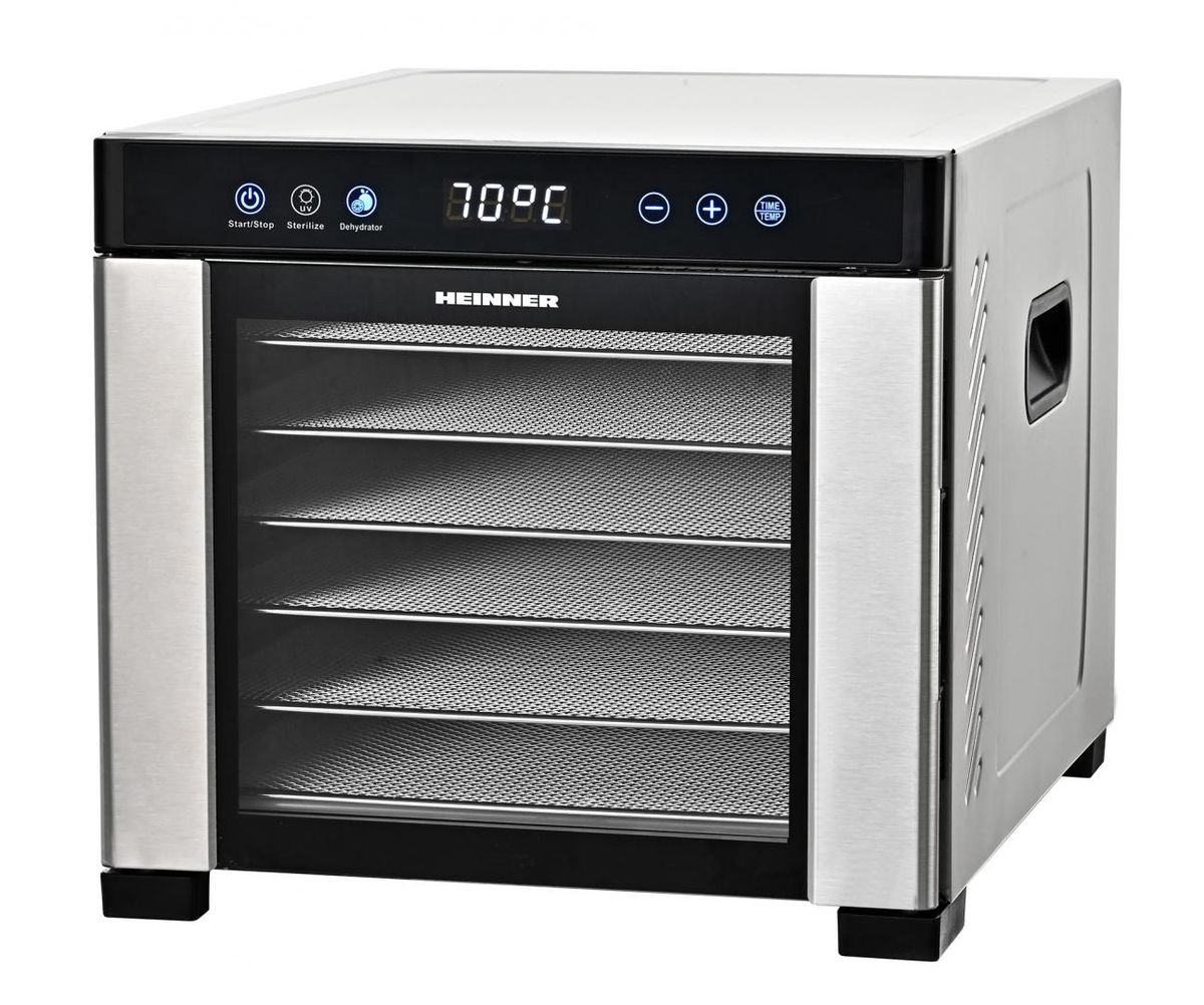 Vaisių ir daržovių džiovintuvas 550–650 W, 23,6 l HFD-KD600SS HEINNER Vaisių ir daržovių džiovintuvas 550–650 W, 23,6 l HFD-KD600SS HEINNER