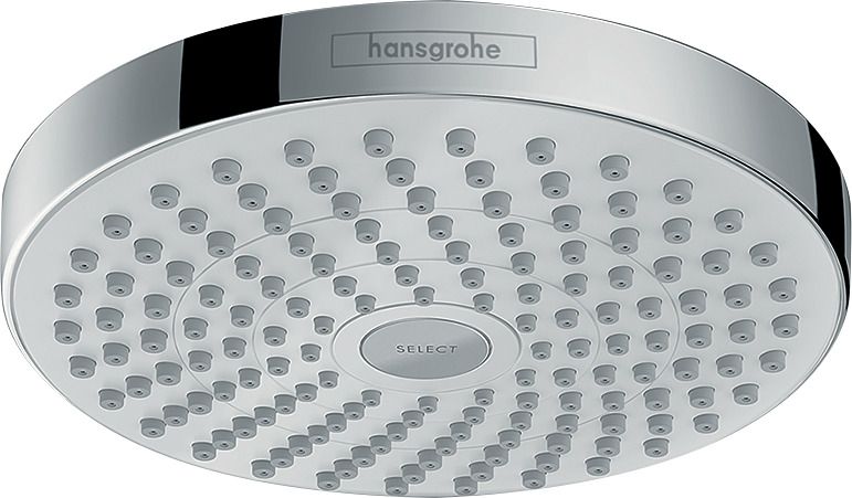 Dušo galva HANSGROHE Croma Select S 180 2jet EcoSmart, chromas, 26523000