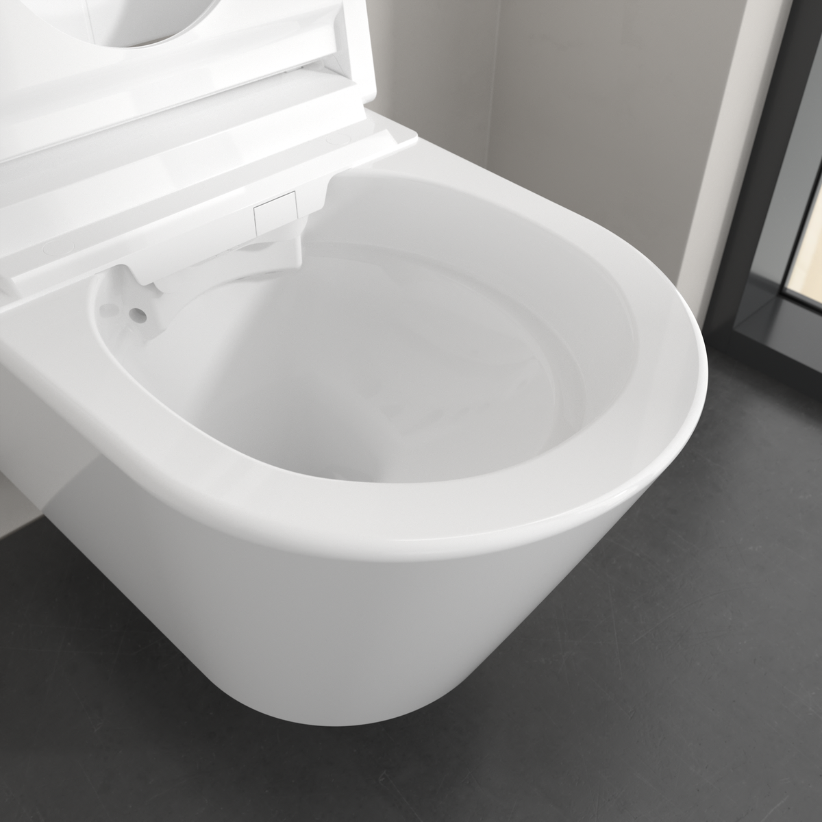 Pakabinamas klozetas Villeroy & Boch TIVO su bide funkcija, directFlush V22EM101 Pakabinamas klozetas Villeroy & Boch TIVO su bide funkcija, directFlush V22EM101