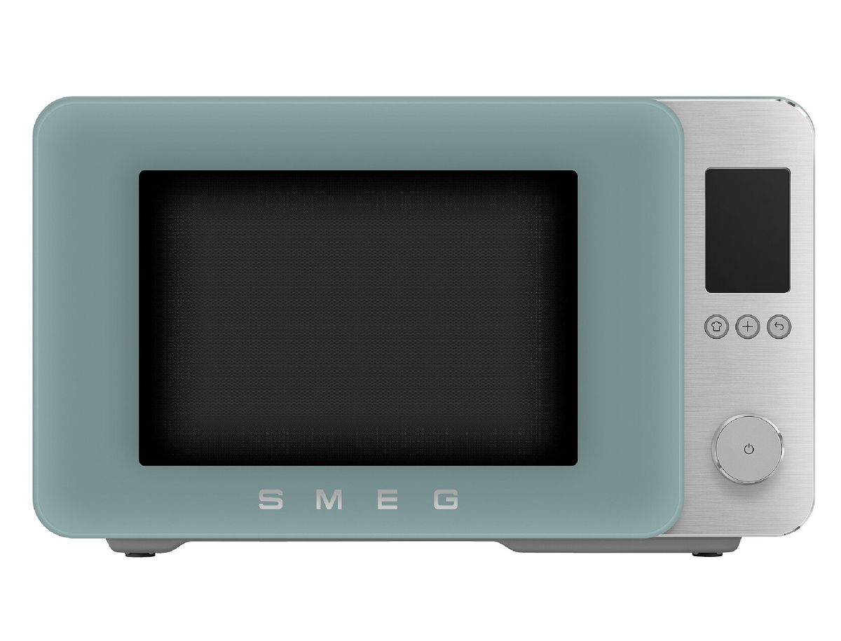 SMEG mikrobangų krosnelė, MOC02EGMEU, su grilium, karštu oru ir Air fry funkcija