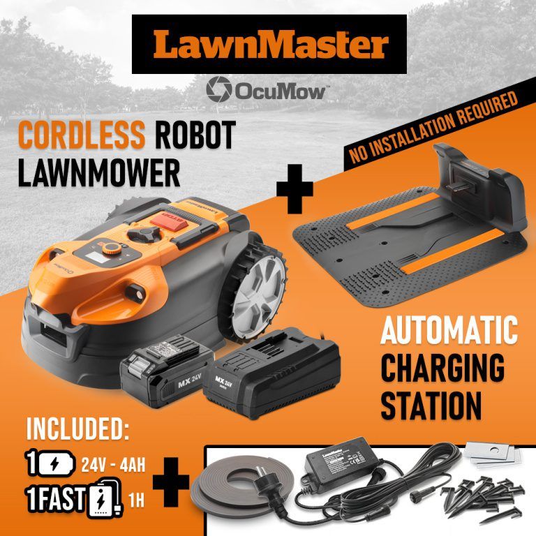 Vejos pjovimo robotas Lawnmaster 27 V, 4 Ah, 600m2 Vejos pjovimo robotas Lawnmaster 27 V, 4 Ah, 600m2