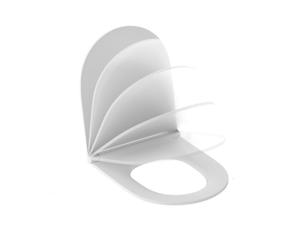 WC unitazo dangtis Ravak Ypsilon S, baltas, X03089