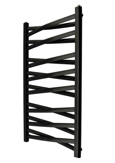 Rankšluosčių džiovintuvas Regnis Lezka 3DX 44x120,5 cm, juodas Rankšluosčių džiovintuvas Regnis Lezka 3DX 44x120,5 cm, juodas