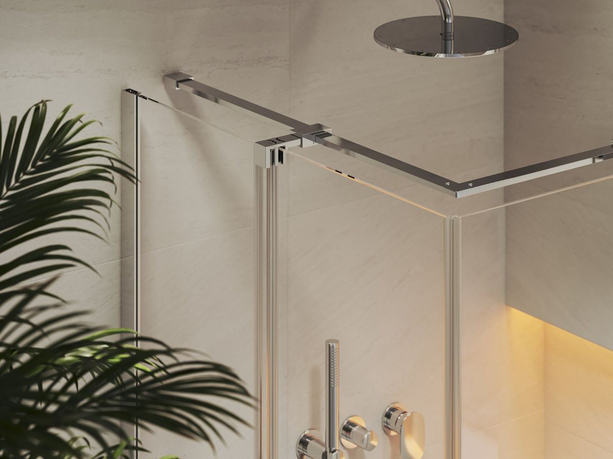 Dušo kabina Ravak RORV2 80x80, blizgi+stiklas Transparent, X14V40C00Z1