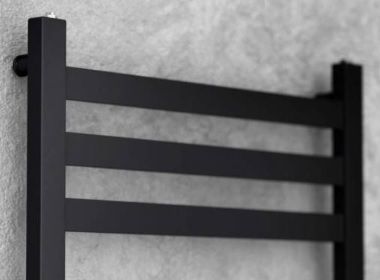 Rankšluosčių džiovintuvas Regnis Lox 30x119 cm, matinė juoda (struktūrinė)