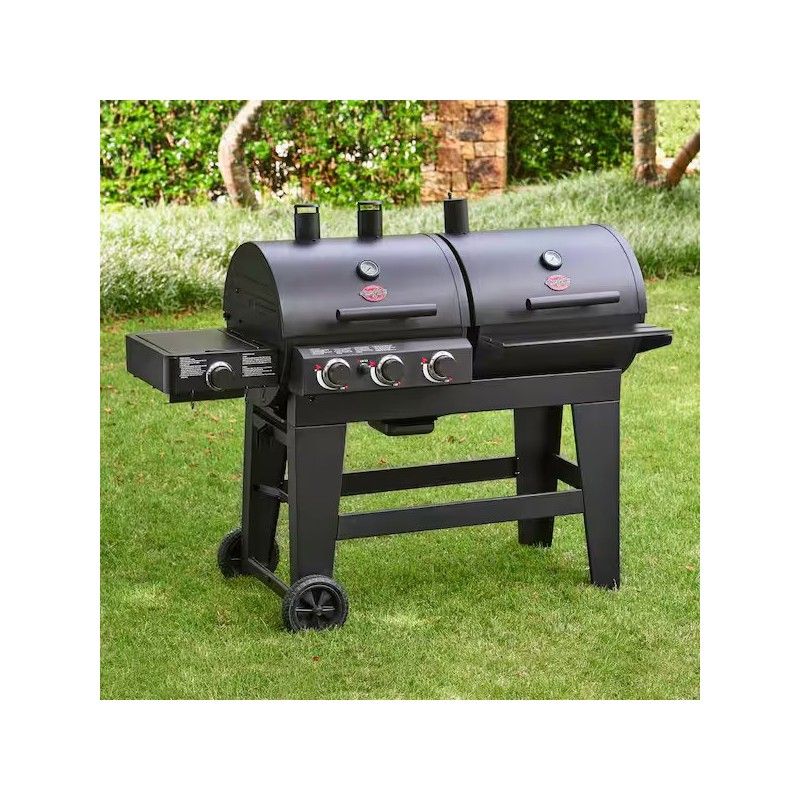 Anglinė-Dujinė kepsninė Char-Griller Double Play