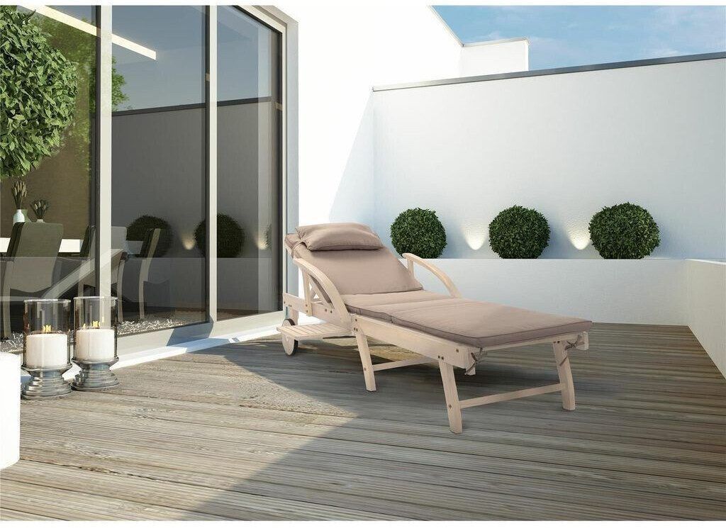 Sulankstomas gultas „St. Tropez“, smėlio spalvos Sulankstomas gultas „St. Tropez“, smėlio spalvos