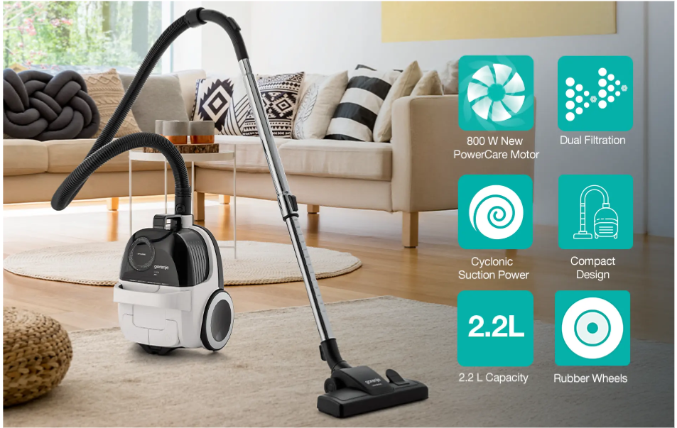 Dulkių siurblys GORENJE VCE01G2AW Dulkių siurblys GORENJE VCE01G2AW