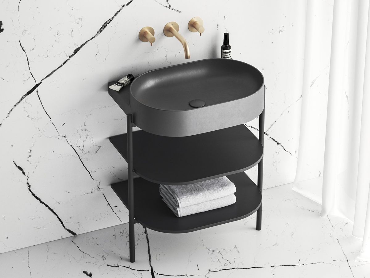 Stacionari praustuvo sifono galvutė Ravak Flat, antracitas, X03068 Stacionari praustuvo sifono galvutė Ravak Flat, antracitas, X03068