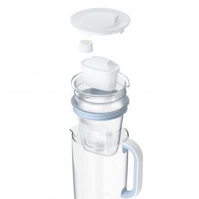 BRITA filtravimo indas GLASS JUG MXpro, melsvas 2.5l