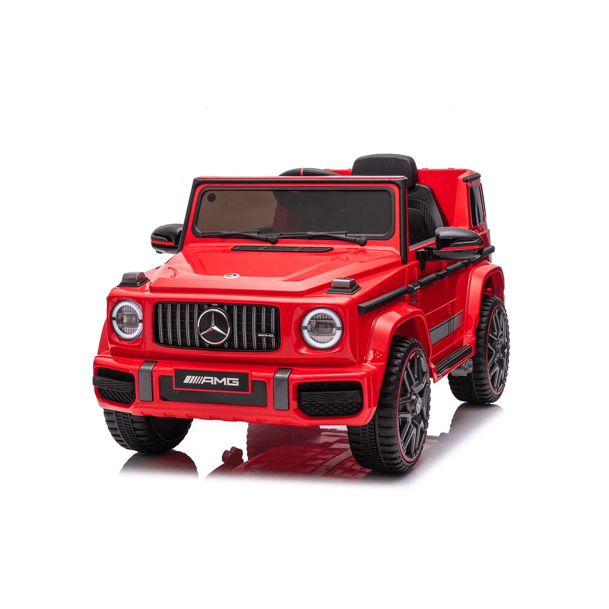 Vaikiškas elektromobilis Mercedes G63 HATIS, raudonas Vaikiškas elektromobilis Mercedes G63 HATIS, raudonas