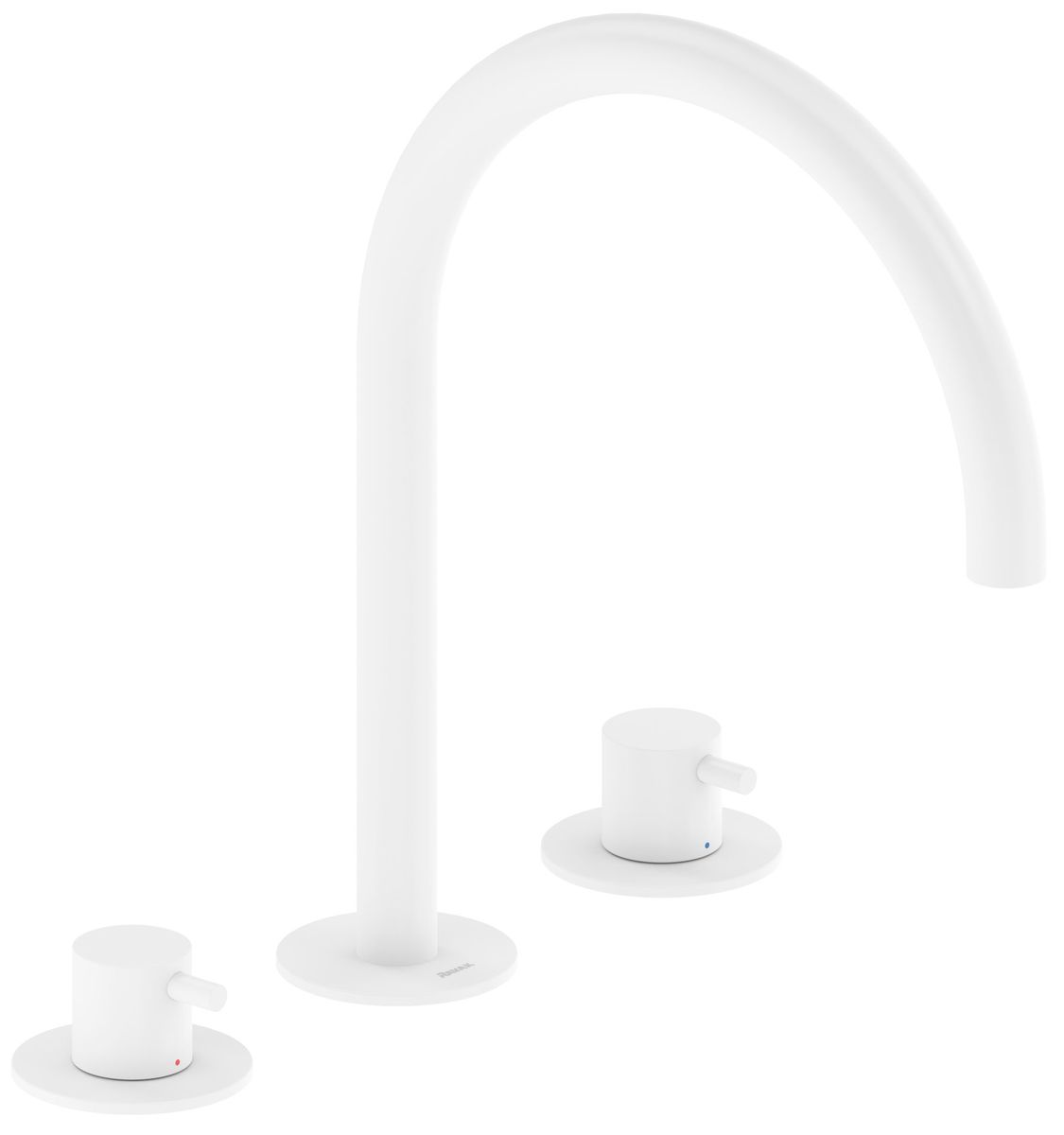 Praustuvo maišytuvas Ravak Espirit 270 mm, 3 dalių be dugno vožtuvo, White Velvet X070238