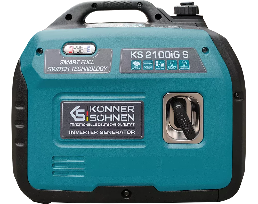 Inverterinis benzino/LPG generatorius 2000 W KS 2100iG S KÖNNER & SÖHNEN