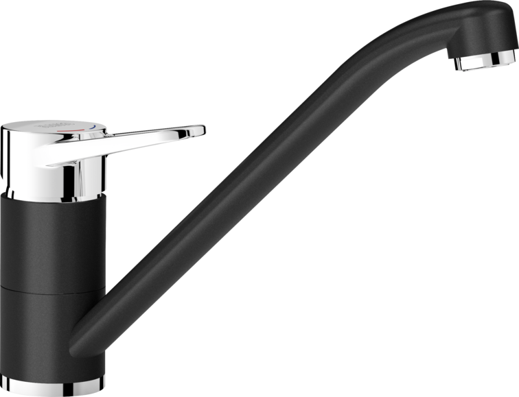 Plautuvės maišytuvas BLANCO WEGA II Juoda/chrome HD