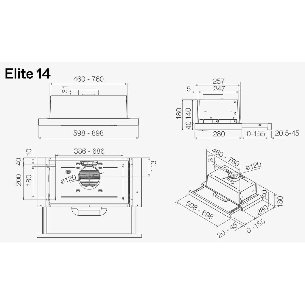 Gartraukis ELICA ELITE 14 PLUS BL/A/60