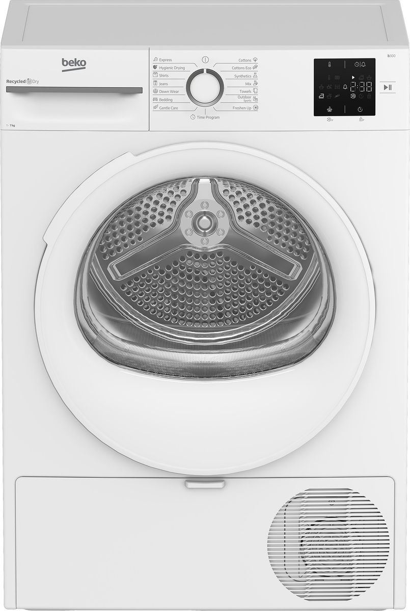 Džiovyklė Beko BM3T372E0W, 7 kg Džiovyklė Beko BM3T372E0W, 7 kg