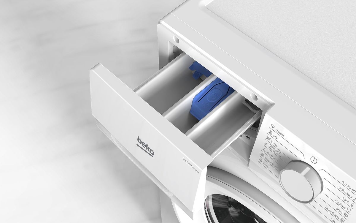 Skalbimo mašina Beko B1WFK2604WEE, 6 kg