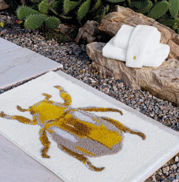 Vonios kilimėlis BEATLE 50x80cm, 1002936410001