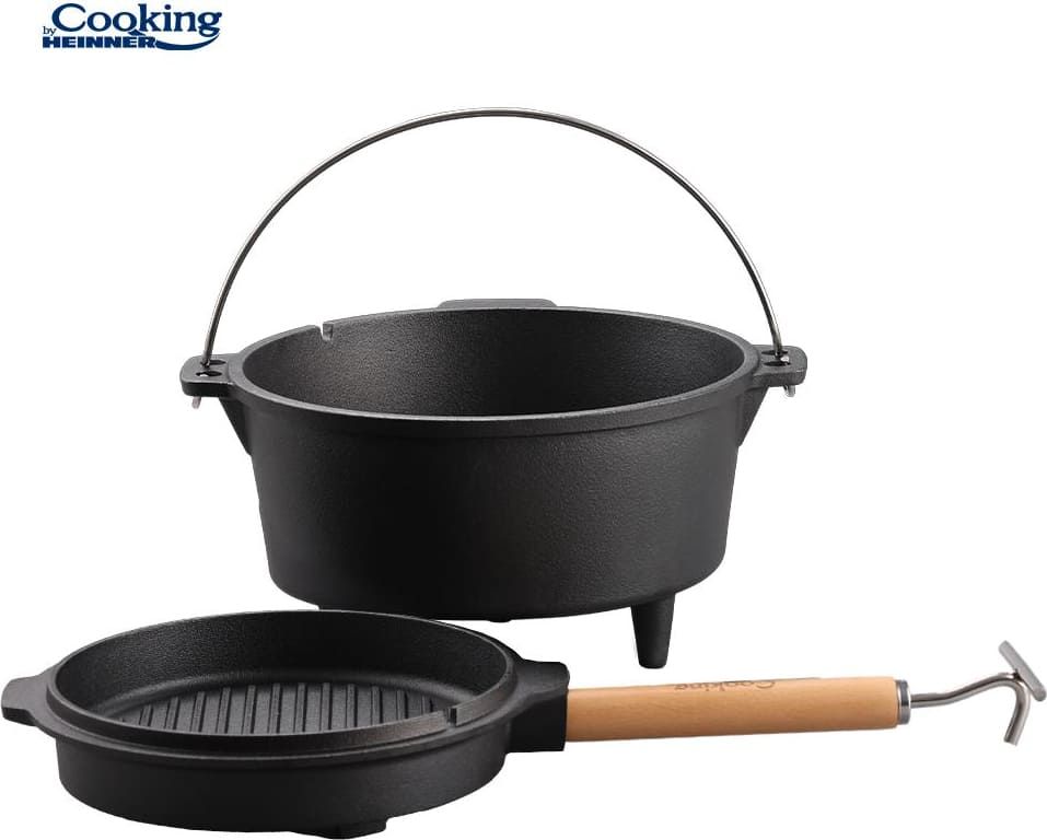 Ketaus puodas su dangčiu 25cm 3.7L NATURE HEINNER Ketaus puodas su dangčiu 25cm 3.7L NATURE HEINNER