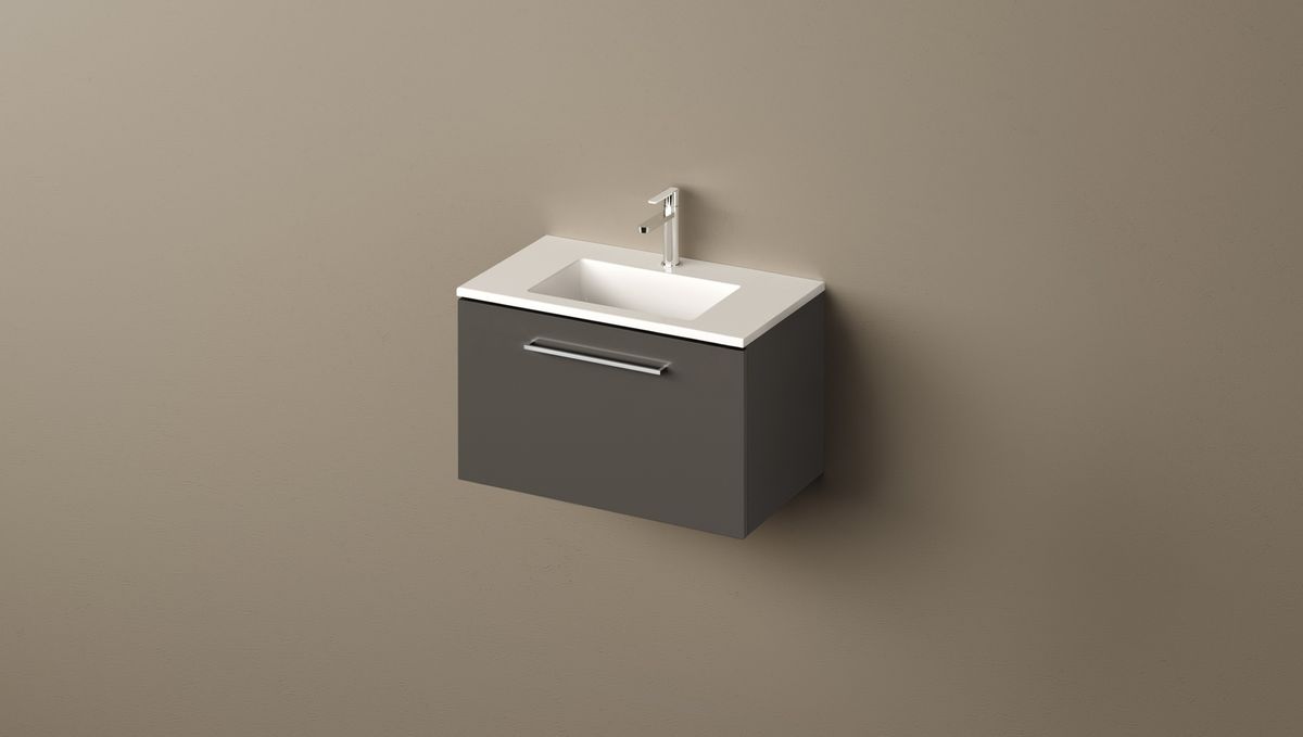 Akmens masės praustuvas PAA Loto Mini 70x40 cm, baltas IMLOT700/00