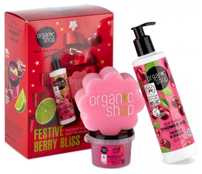 Kūno priežiūros rinkinys Organic Shop, Berry Bliss, 06175