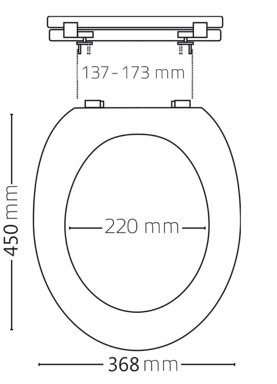 Klozeto dangtis-paaukštinimas RIDDER Top, 45 x 37 x 8,2 cm, apie 5 cm, baltas, lėtai nusileidžiantis, duroplastas, A0070700 Klozeto dangtis-paaukštinimas RIDDER Top, 45 x 37 x 8,2 cm, apie 5 cm, baltas, lėtai nusileidžiantis, duroplastas, A0070700