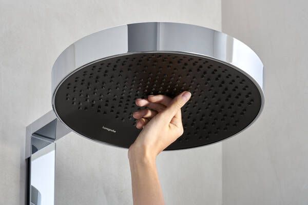 Dušo sistema Hansgrohe Rainfinity 360 1 jet su dušo lentynėle, chromas 26853000