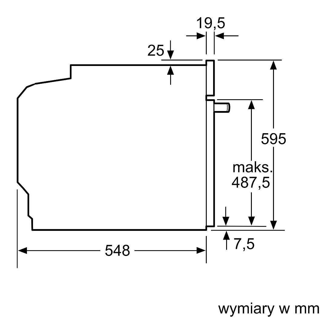 Orkaitė Bosch HBG539EB0