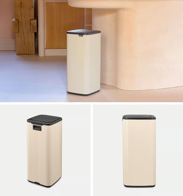 Šiukšlių dėžė Brabantia Bo Touch, 30L., Soft Beige, 238222