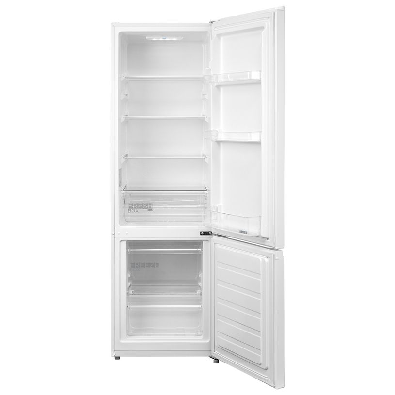 Šaldytuvas Midea MDRB369FGE01, laisvai pastatomas, 177.3 cm, apačioje šaldiklis, šaldytuvo talpa 197 litrai, šaldiklio talpa 65 litrai, klasė E, baltas