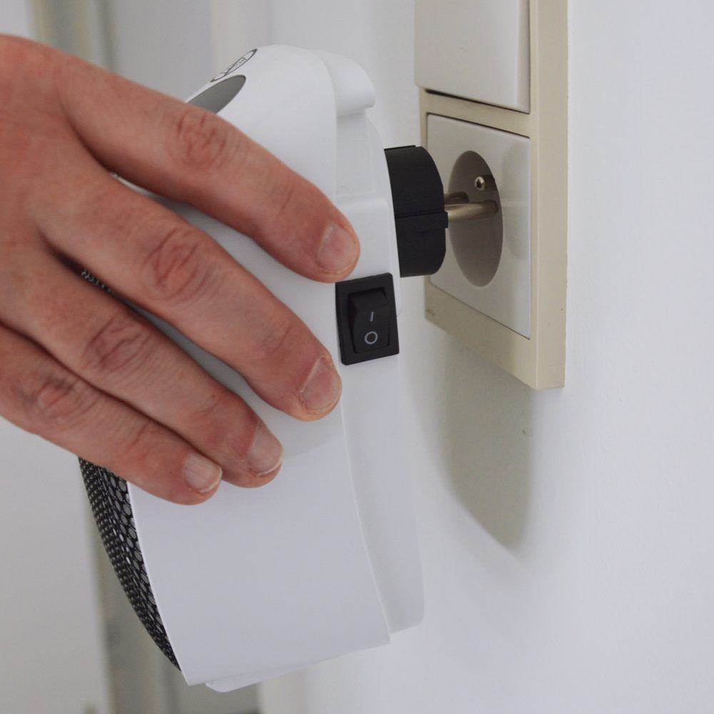 Keraminis kištukinis šildytuvas 400 W Keraminis kištukinis šildytuvas 400 W