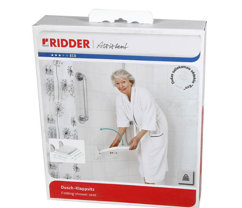 Dušo kėdė Ridder Max, balta A041101