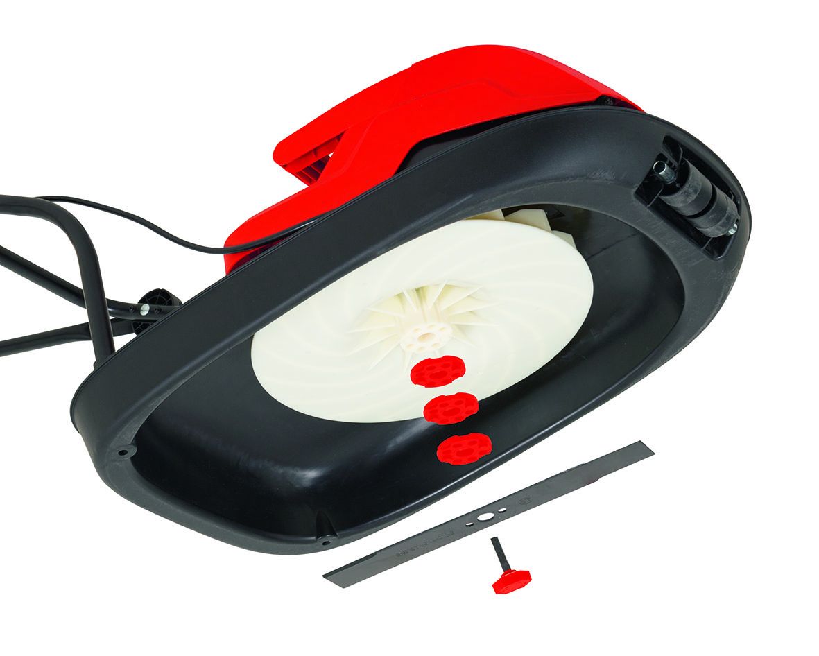 Elektrinė sklendžianti vejapjovė Grizzly ERM 1600-34 L, 1600 W