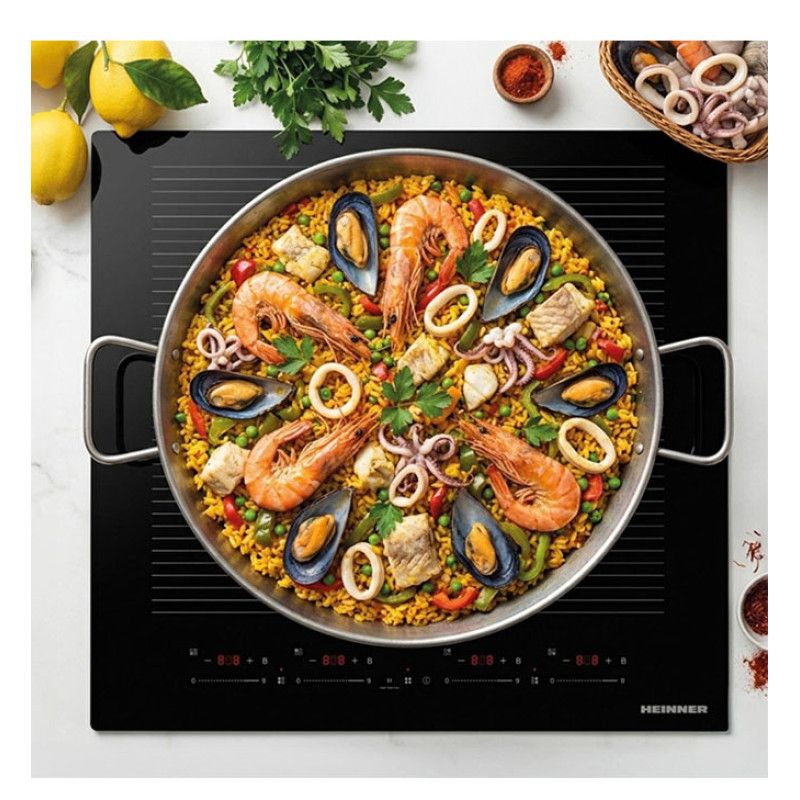 Įmontuojama indukcinė kaitlentė HBHI-MQZ4ZB2FXSM HEINNER Įmontuojama indukcinė kaitlentė HBHI-MQZ4ZB2FXSM HEINNER