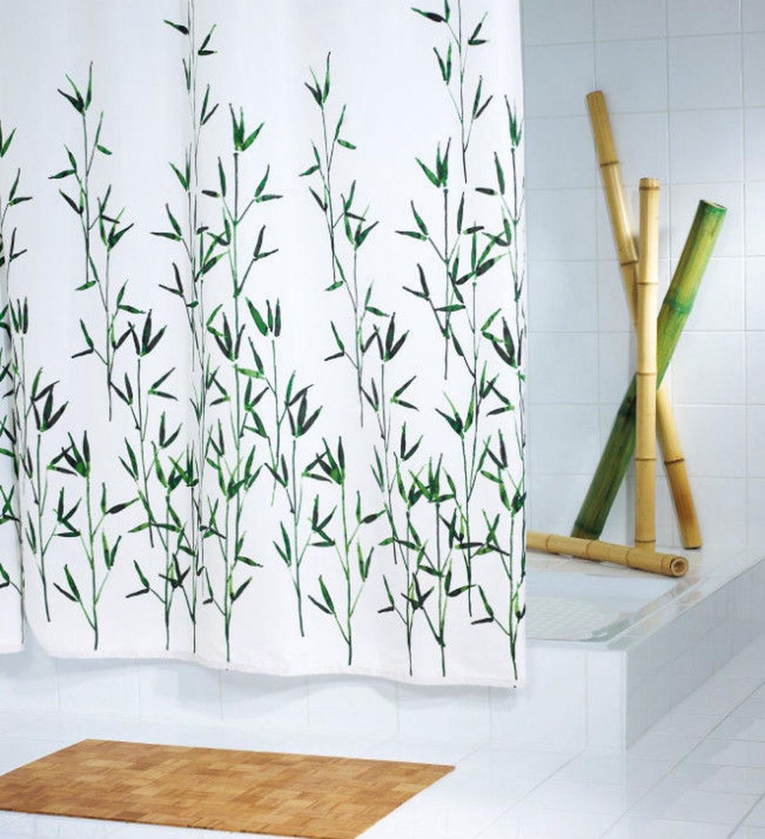 Dušo užuolaida Ridder Bambus, 180x200 cm, 47305