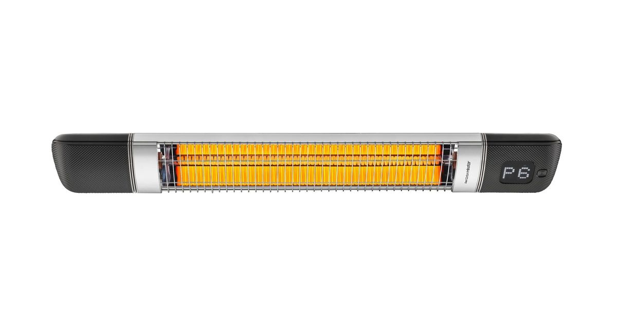 Infraraudonųjų spindulių šildytuvas šildytuvas “Tora - WiFi” 2500W, juodas