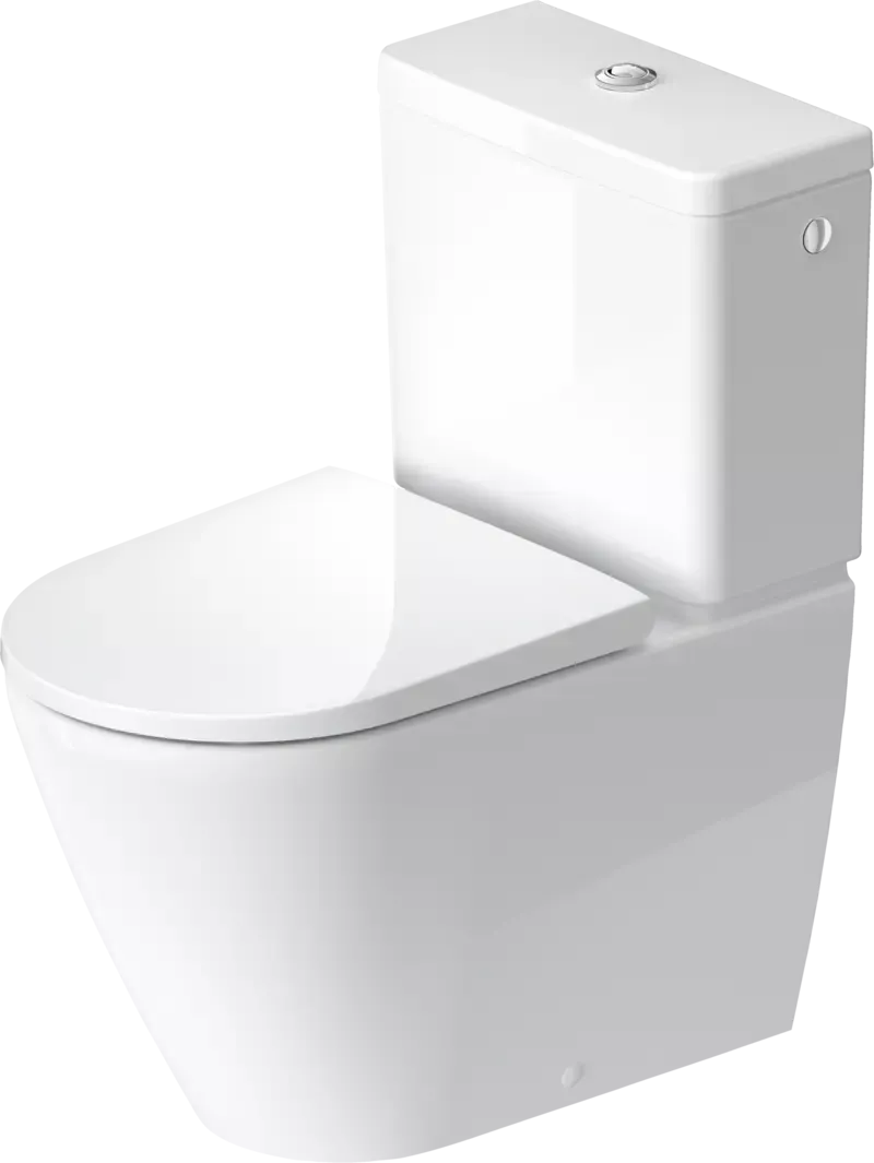 WC puodas Duravit D-Neo 650 mm pastatomas , baltas, 2002090000
