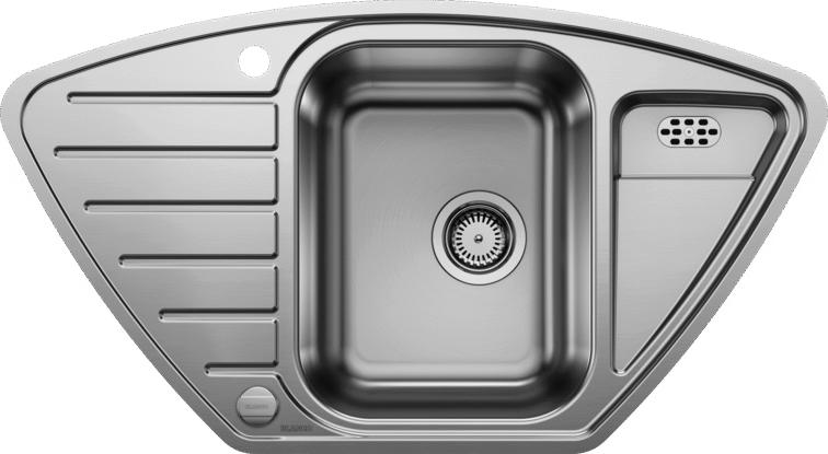 Plieninė plautuvė BLANCO LANTOS 9 E-IF Brushed M.AF