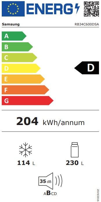 Šaldytuvas Samsung RB34C600DSA/EF Šaldytuvas Samsung RB34C600DSA/EF