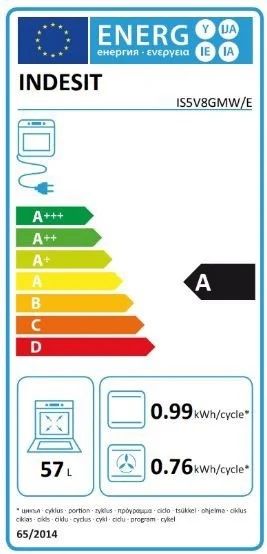 Elektrinė viryklė INDESIT IS5V8GMW/E