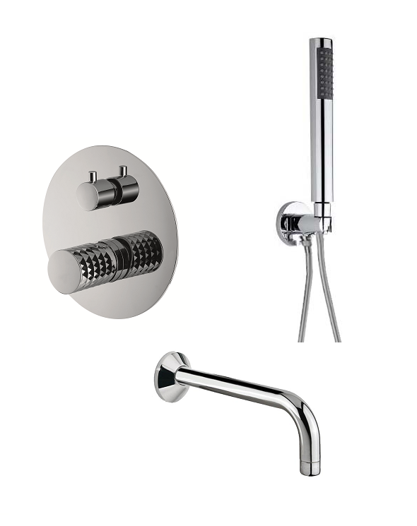 Potinkinė vonios sistema Fiore Xenon Charme, chromas 441CRCR7575/30CR8786/30CR8767