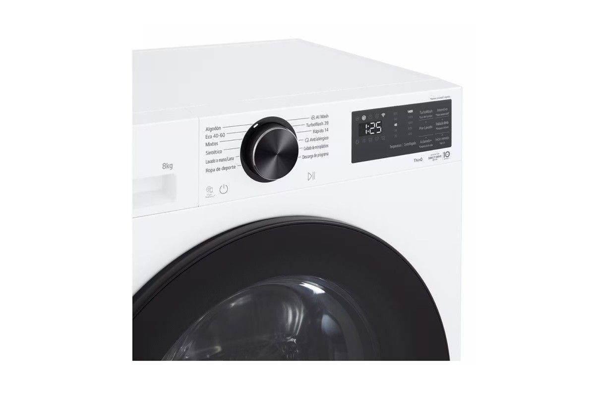 Skalbimo mašina LG TurboWash™360, F2X50S8TLB, 8 kg Skalbimo mašina LG TurboWash™360, F2X50S8TLB, 8 kg