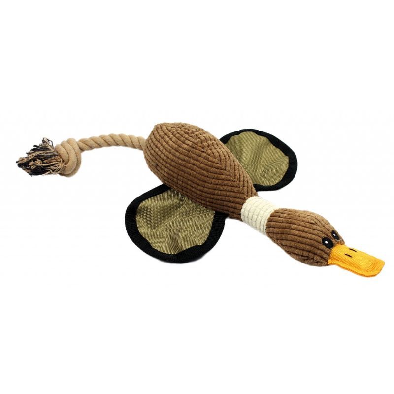 PET NOVA Plush duck minkštas žaislas šuniui 45cm, PLU-DUCK-WILD