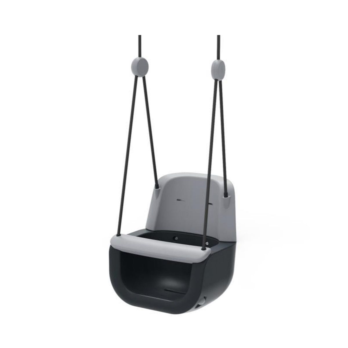 Ergonominės vaikiškos sūpynės 3in1, antracito Ergonominės vaikiškos sūpynės 3in1, antracito