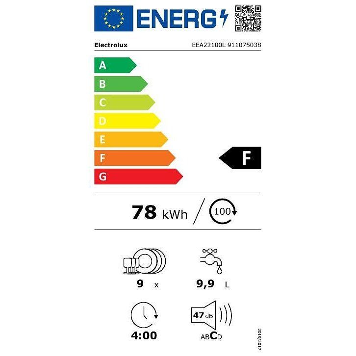 Indaplovė ELECTROLUX EEA22100L