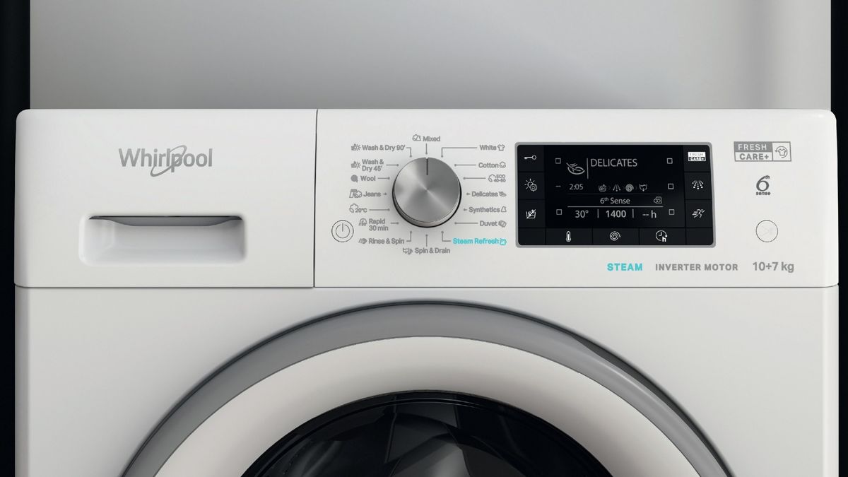 Skalbimo mašina su džiovinimo funkcija Whirlpool FFWDD 1076258 SV EE