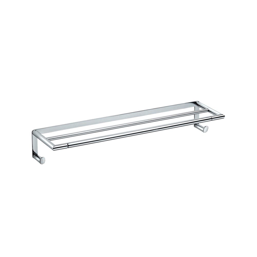 Rankšluosčių lentyna su kabliukais LAUFEN HALI 50 cm, chromas, H3811720040001
