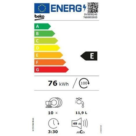 Indaplovė BEKO DVS05024S